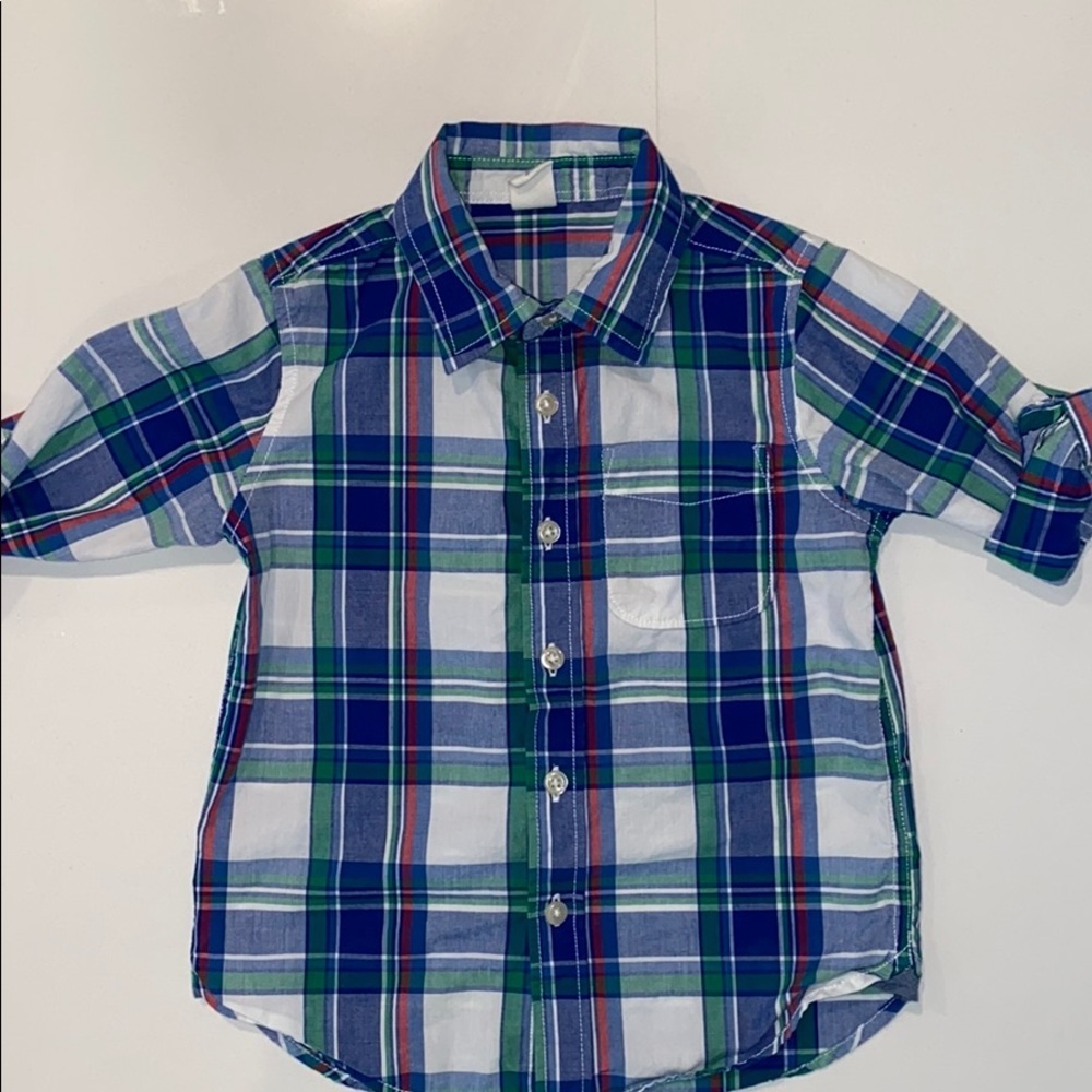 Gap Baby Plaid Shirt 4 Years
